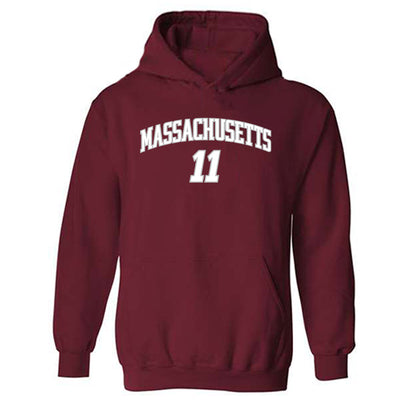 UMass - NCAA Men's Ice Hockey : Lucas Mercuri - Hooded Sweatshirt Classic Shersey