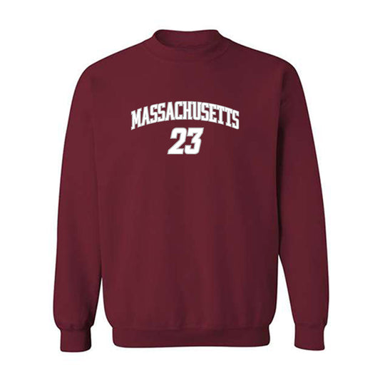 UMass - NCAA Men's Ice Hockey : Francesco Dell'Elce - Classic Shersey Crewneck Sweatshirt