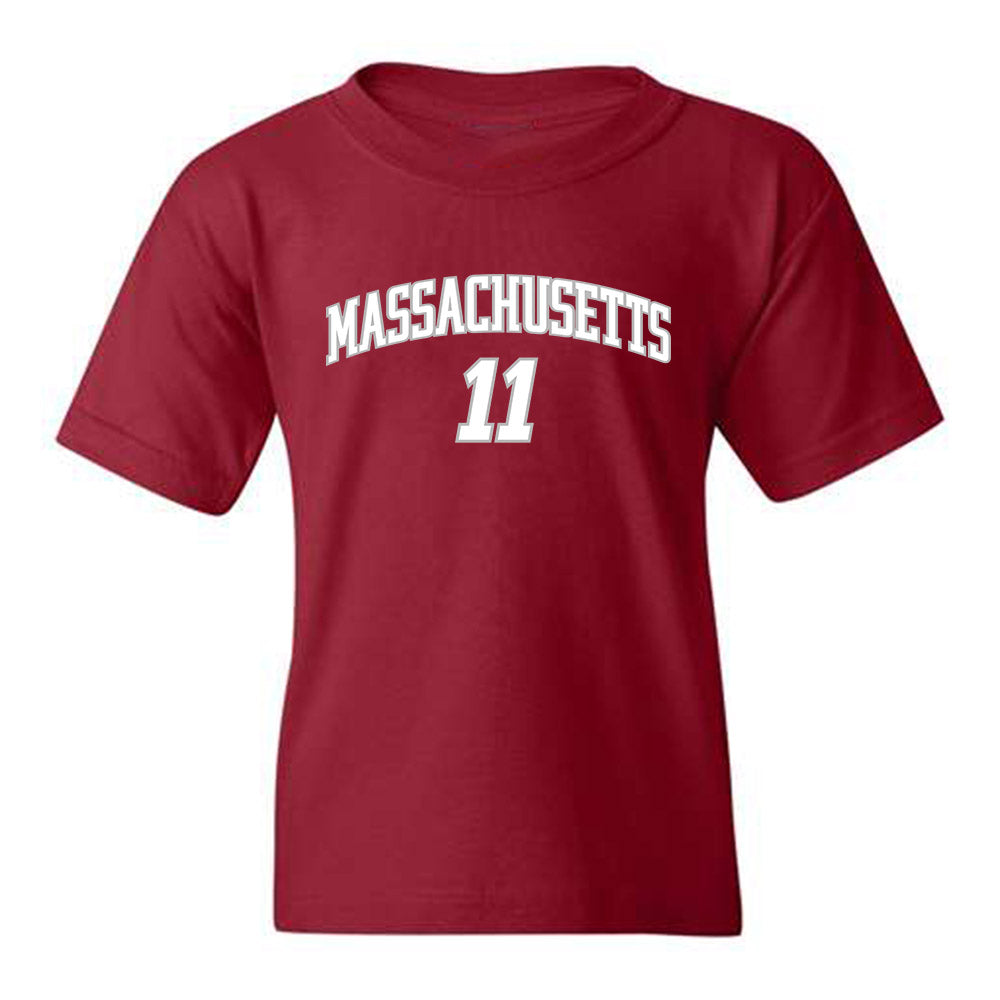 UMass - NCAA Men's Ice Hockey : Lucas Mercuri - Youth T-Shirt Classic Shersey