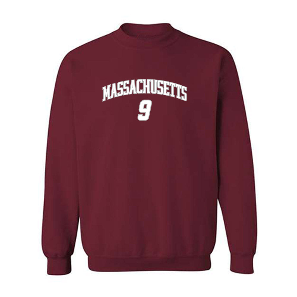 UMass - NCAA Men's Ice Hockey : Jack Musa - Crewneck Sweatshirt Classic Shersey
