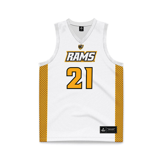 VCU - NCAA Women's Basketball : Deniz Torgut - White Basketball Jersey