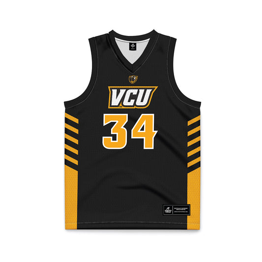 VCU - NCAA Women's Basketball : Mykel Parham - Black Basketball Jersey-0