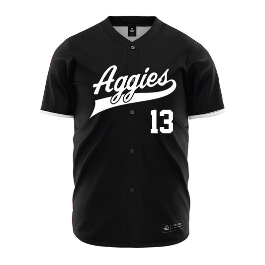 NMSU - NCAA Baseball : Cooper Reese - Black Jersey-0