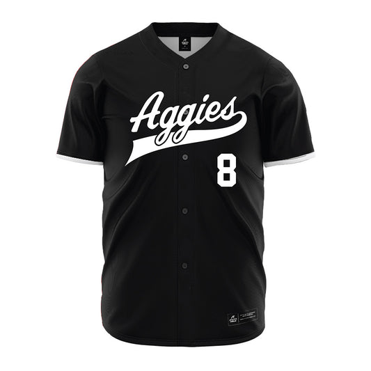 NMSU - NCAA Baseball : Gianni Horvat - Black Jersey-0