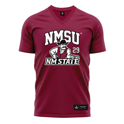 NMSU - NCAA Women's Soccer : Marlee Cavitt - Red Soccer Jersey-0