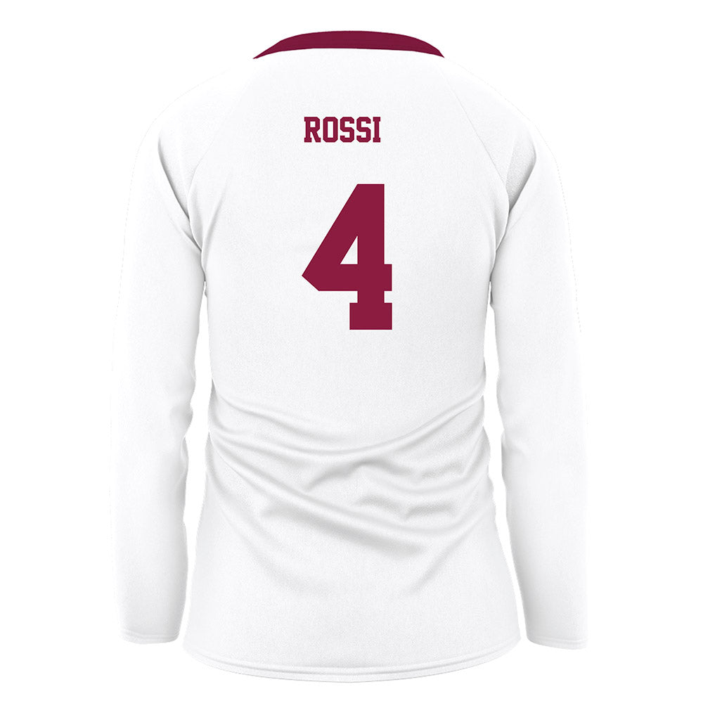 NMSU - NCAA Women's Volleyball : Claudia Rossi - White Volleyball Jersey