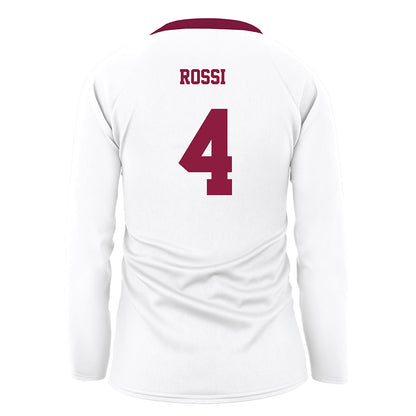 NMSU - NCAA Women's Volleyball : Claudia Rossi - White Volleyball Jersey