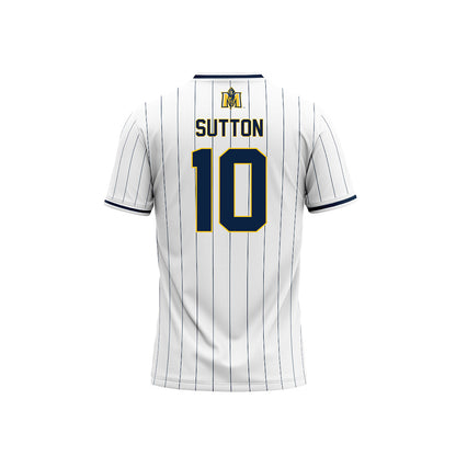 Murray State - NCAA Softball : Hannah Sutton - White Baseball Jersey-1