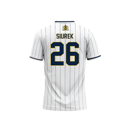 Murray State - NCAA Softball : Emily Siurek - White Baseball Jersey-1