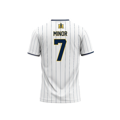 Murray State - NCAA Softball : Kenley Minor - White Baseball Jersey-1