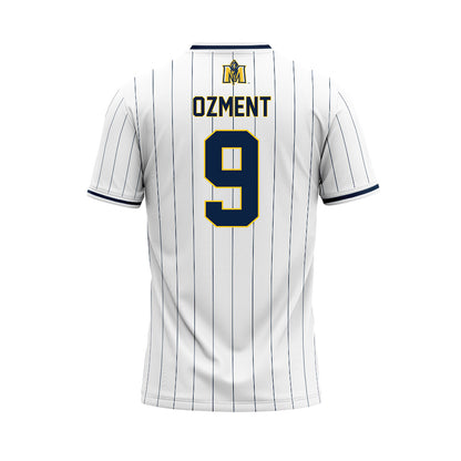 Murray State - NCAA Softball : Ava Ozment - White Baseball Jersey