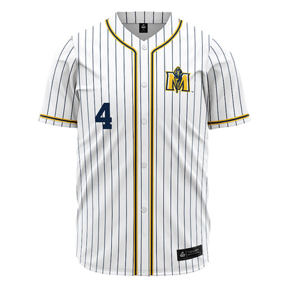 Murray State - NCAA Baseball : Gunnar Bingham - White Jersey