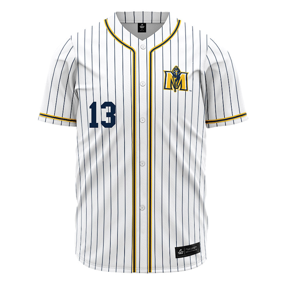 Murray State - NCAA Baseball : Kane Elmy - White Jersey-0
