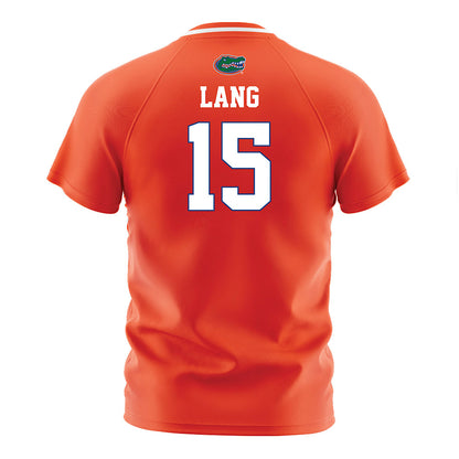 Florida - NCAA Women's Soccer : Addy Lang - Orange Soccer Jersey-1