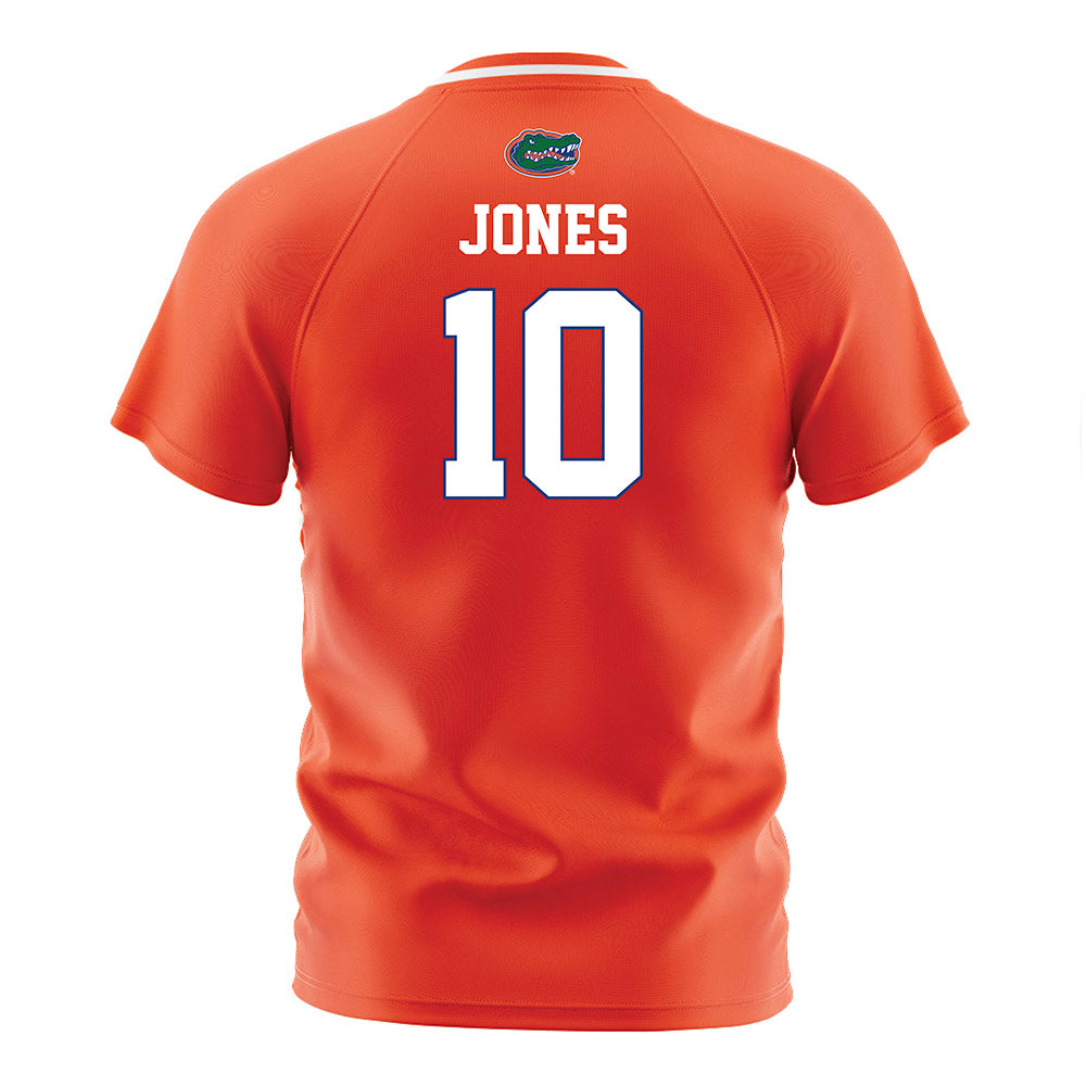 Florida - NCAA Women's Soccer : Madison Jones - Orange Soccer Jersey-1