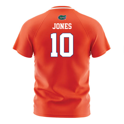 Florida - NCAA Women's Soccer : Madison Jones - Orange Soccer Jersey-1