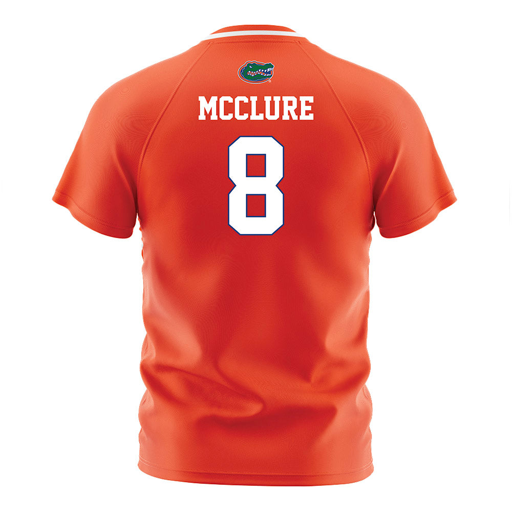 Florida - NCAA Women's Soccer : Charlotte McClure - Orange Soccer Jersey-1