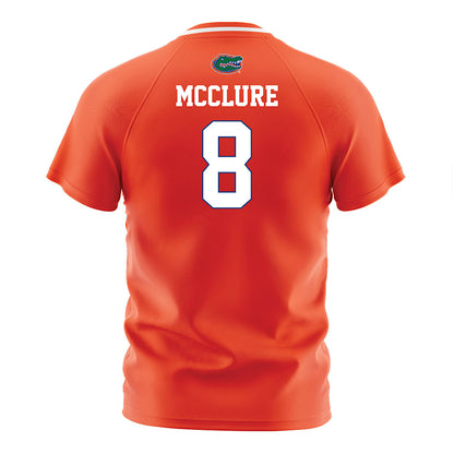 Florida - NCAA Women's Soccer : Charlotte McClure - Orange Soccer Jersey-1