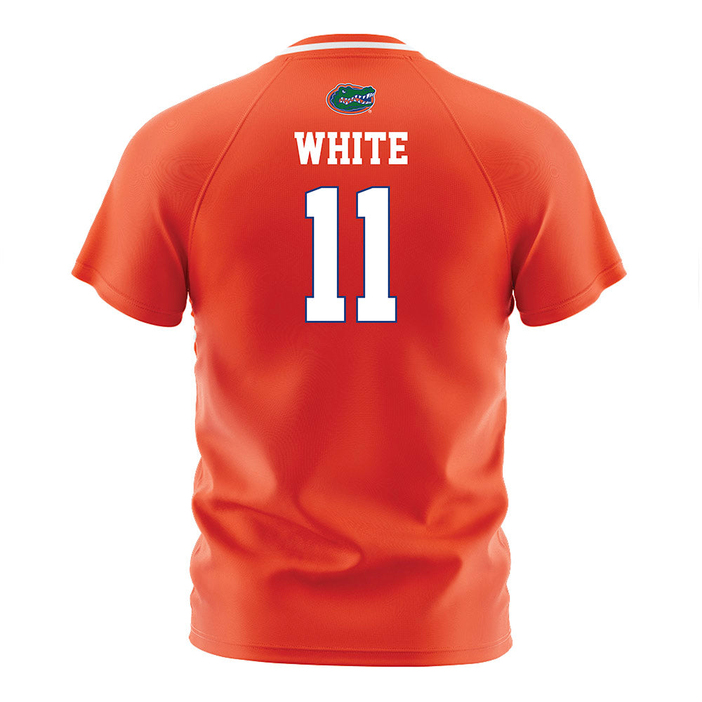 Florida - NCAA Women's Soccer : Sophie White - Orange Soccer Jersey