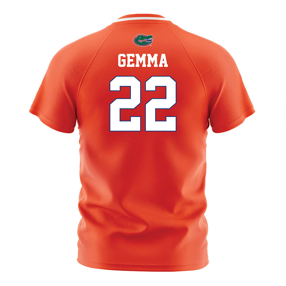 Florida - NCAA Women's Soccer : Abigail Gemma - Orange Soccer Jersey-1