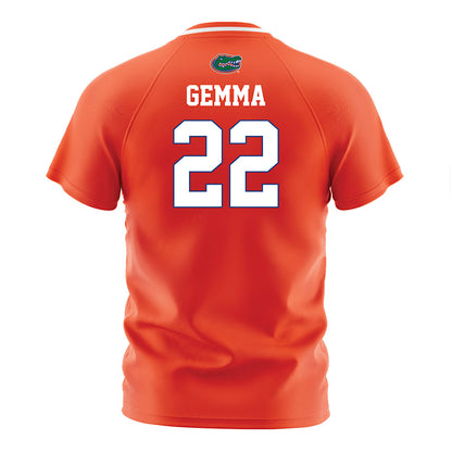 Florida - NCAA Women's Soccer : Abigail Gemma - Orange Soccer Jersey-1