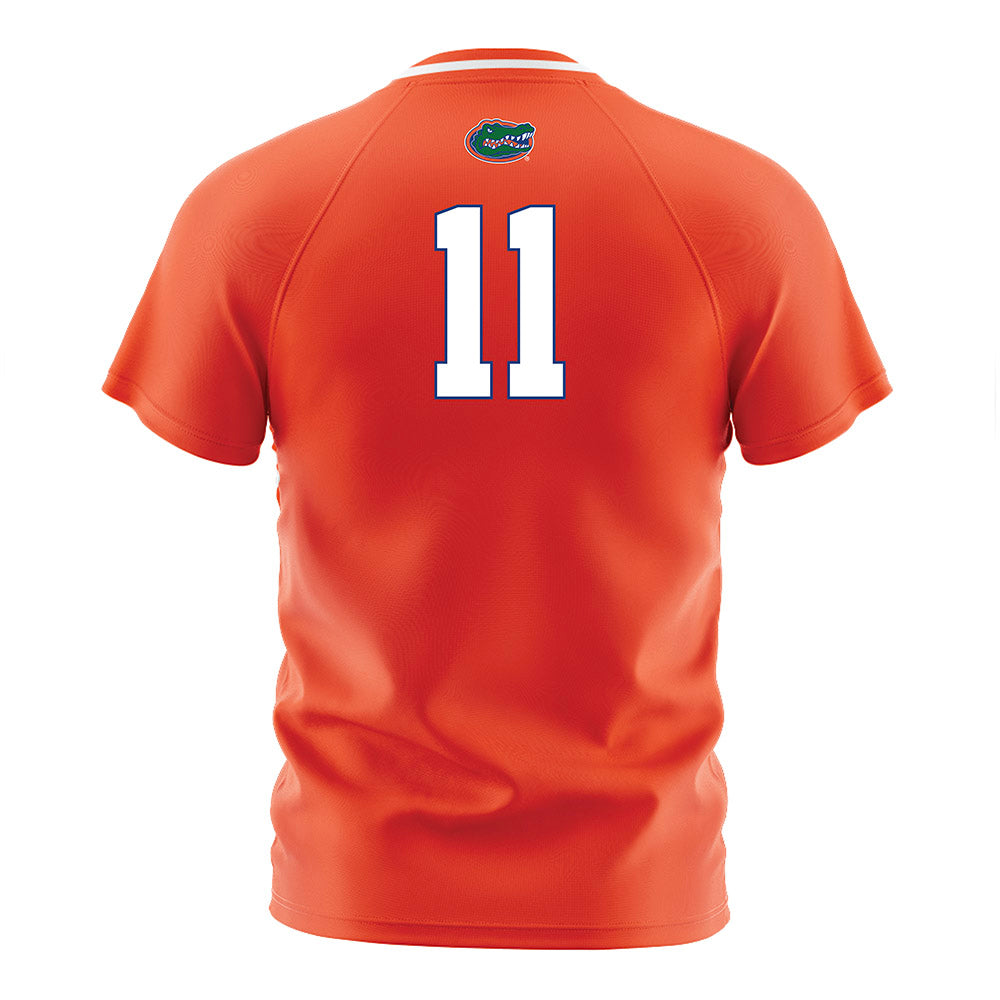 Florida - NCAA Women's Soccer : Sophie White - Orange Soccer Jersey