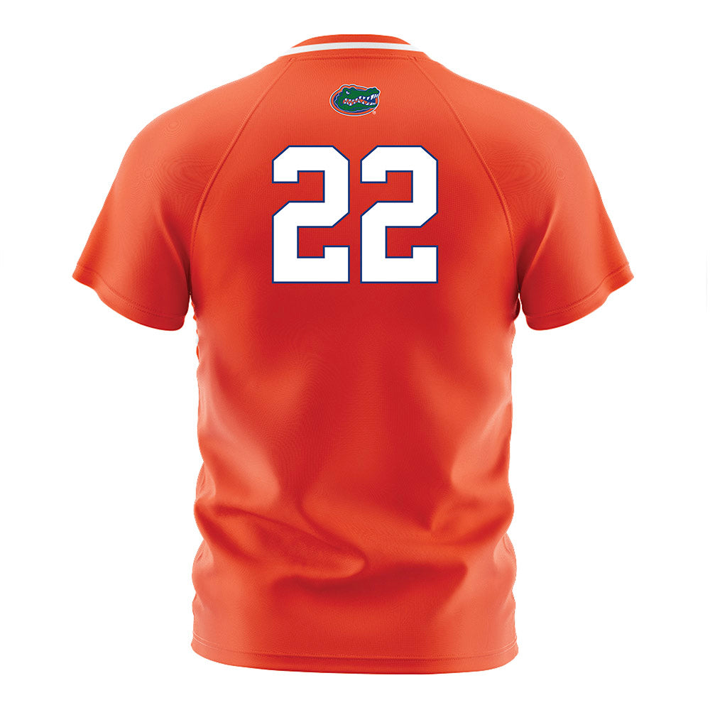 Florida - NCAA Women's Soccer : Abigail Gemma - Orange Soccer Jersey-1