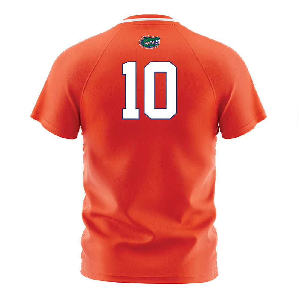Florida - NCAA Women's Soccer : Madison Jones - Orange Soccer Jersey-1