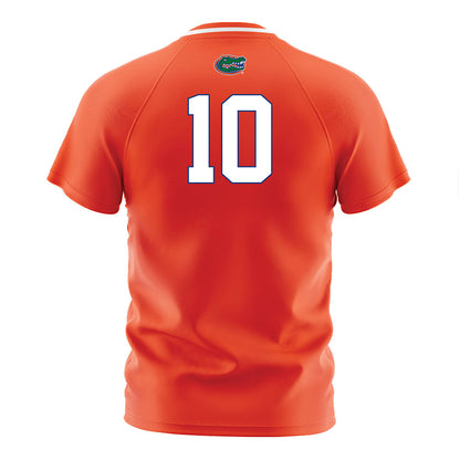 Florida - NCAA Women's Soccer : Madison Jones - Orange Soccer Jersey-1