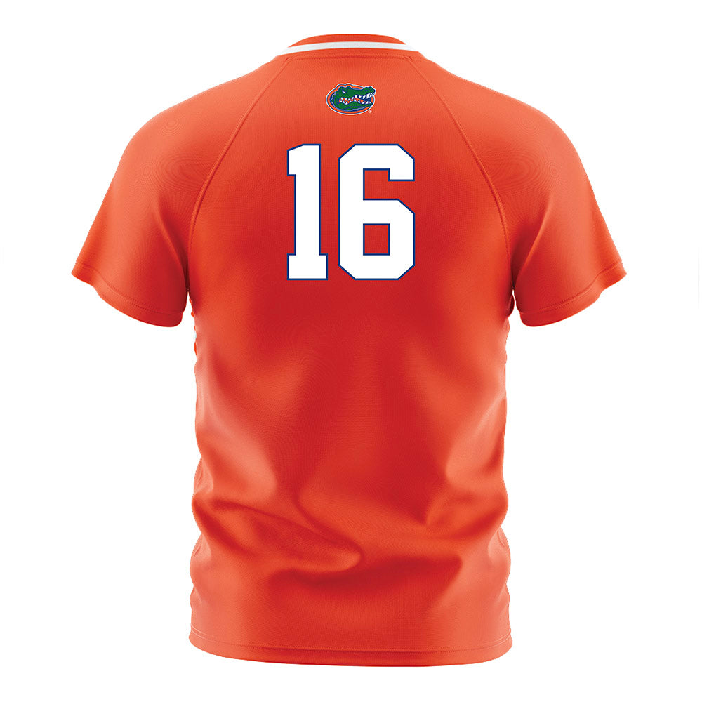 Florida - NCAA Women's Soccer : Brinley Murphy - Orange Soccer Jersey-1