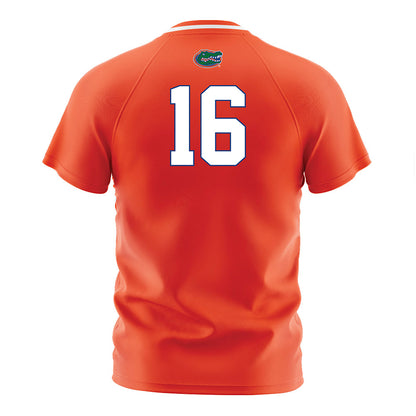 Florida - NCAA Women's Soccer : Brinley Murphy - Orange Soccer Jersey-1