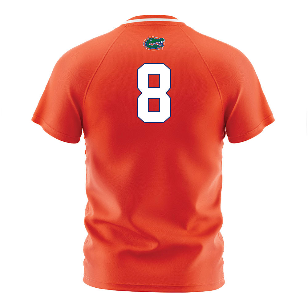 Florida - NCAA Women's Soccer : Charlotte McClure - Orange Soccer Jersey-1