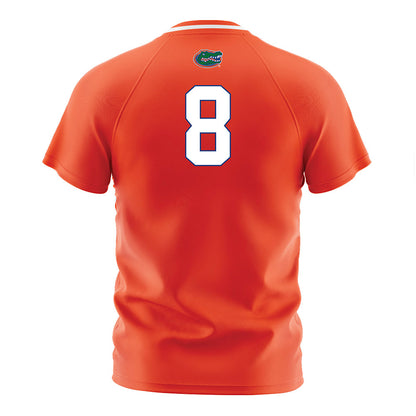 Florida - NCAA Women's Soccer : Charlotte McClure - Orange Soccer Jersey-1