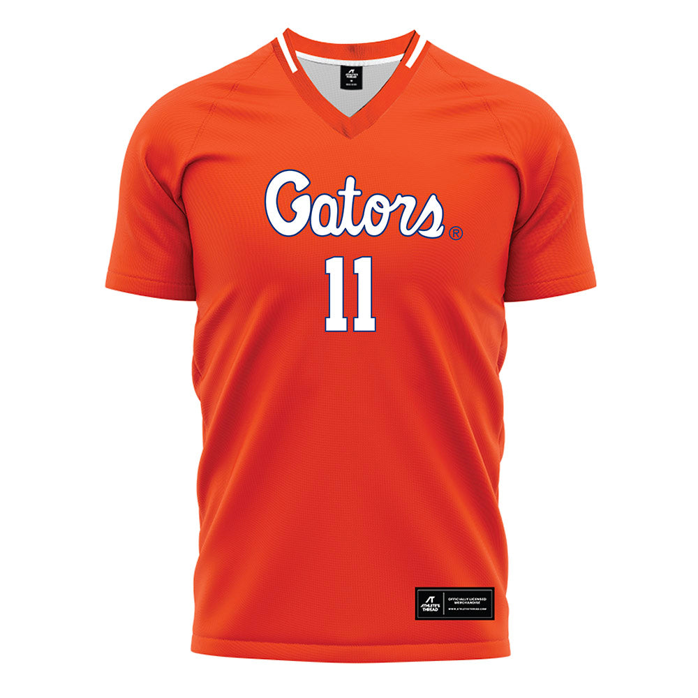 Florida - NCAA Women's Soccer : Sophie White - Orange Soccer Jersey