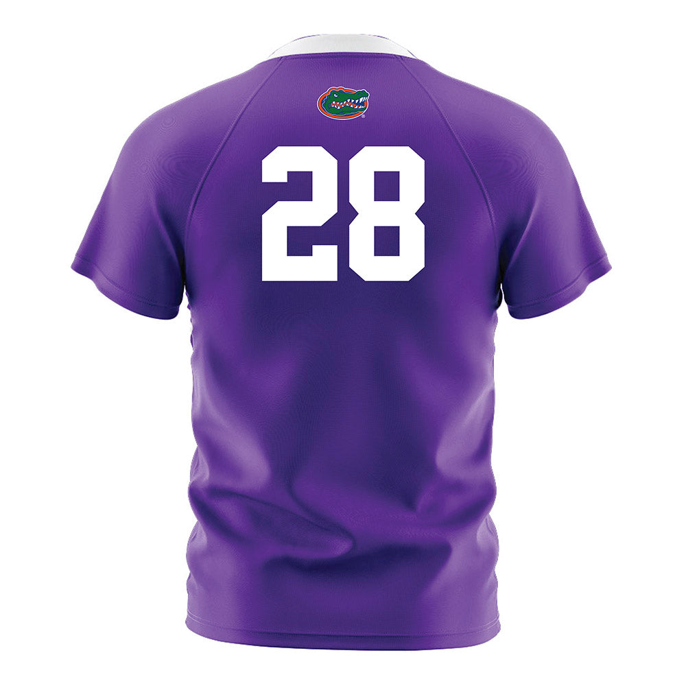 Florida - NCAA Women's Soccer : Emma Duval - Purple Soccer Jersey