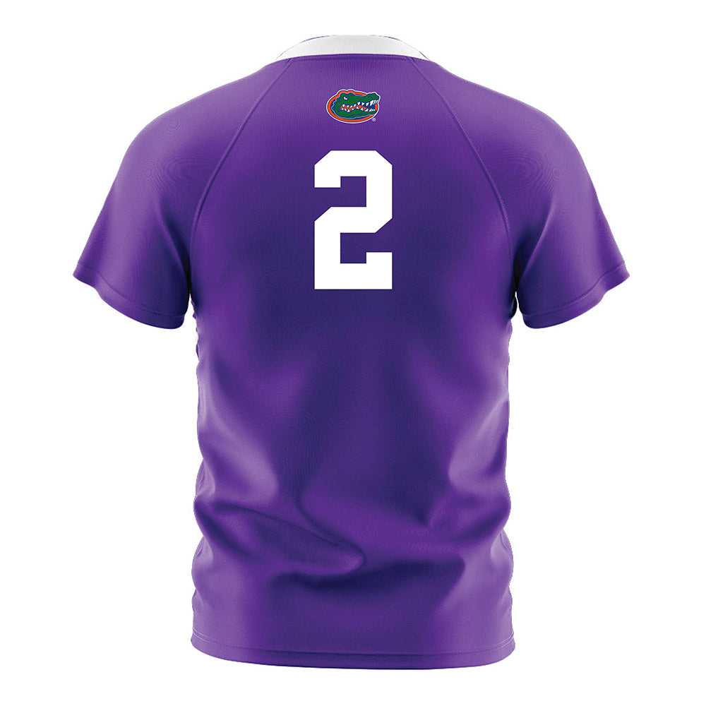 Florida - NCAA Women's Soccer : Kai Tsakiris - Purple Soccer Jersey-1