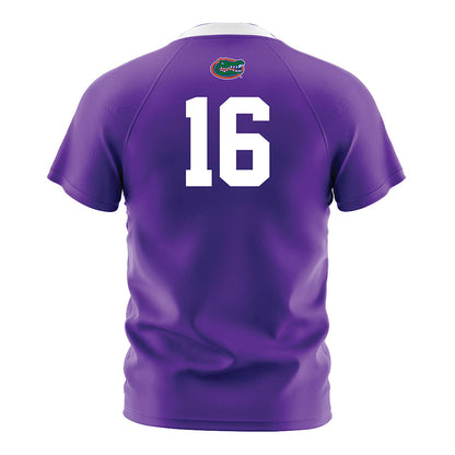 Florida - NCAA Women's Soccer : Brinley Murphy - Purple Soccer Jersey-1