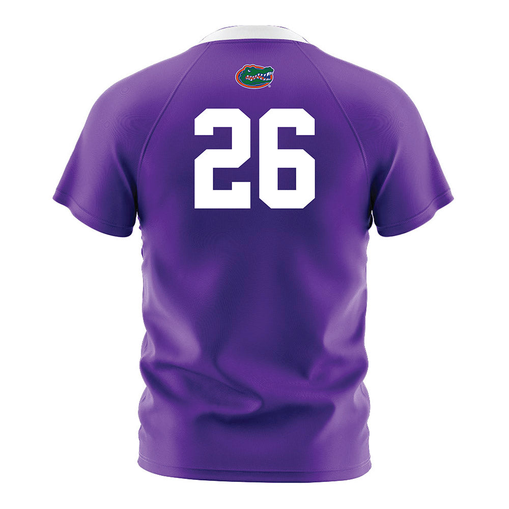 Florida - NCAA Women's Soccer : Sophia Sindelar - Purple Soccer Jersey-1