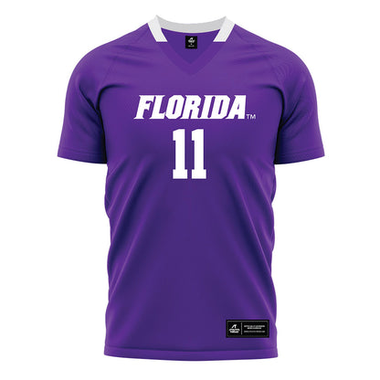 Florida - NCAA Women's Soccer : Sophie White - Purple Soccer Jersey