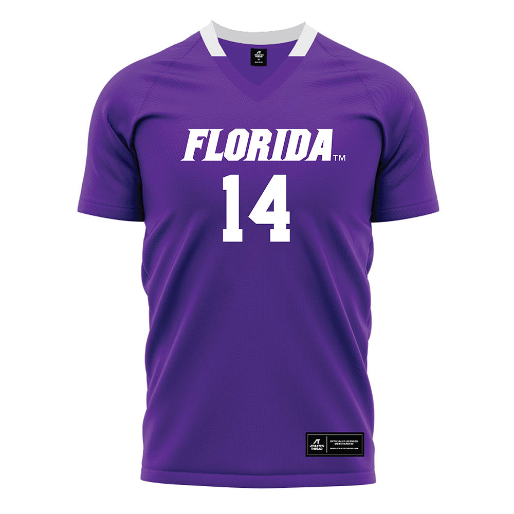 Florida - NCAA Women's Soccer : Njeri Butts - Purple Soccer Jersey