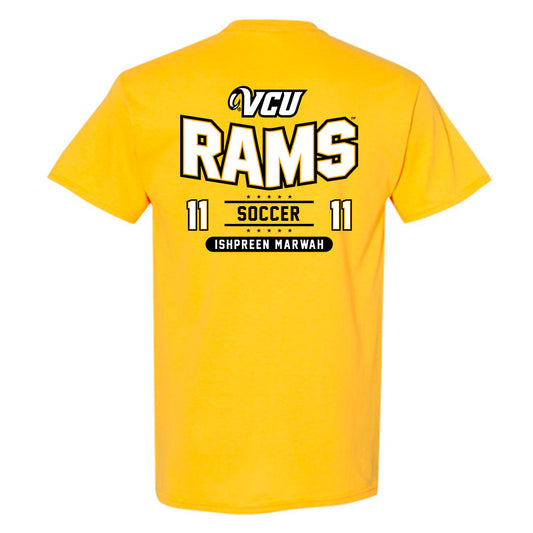VCU - NCAA Women's Soccer : Ishpreen Marwah - Classic Fashion Shersey T-Shirt-0