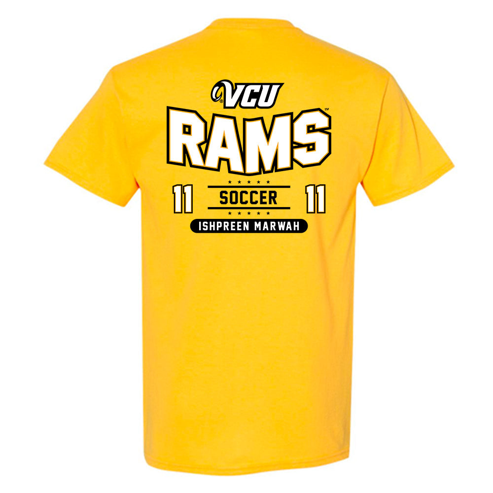 VCU - NCAA Women's Soccer : Ishpreen Marwah - Classic Fashion Shersey T-Shirt-0