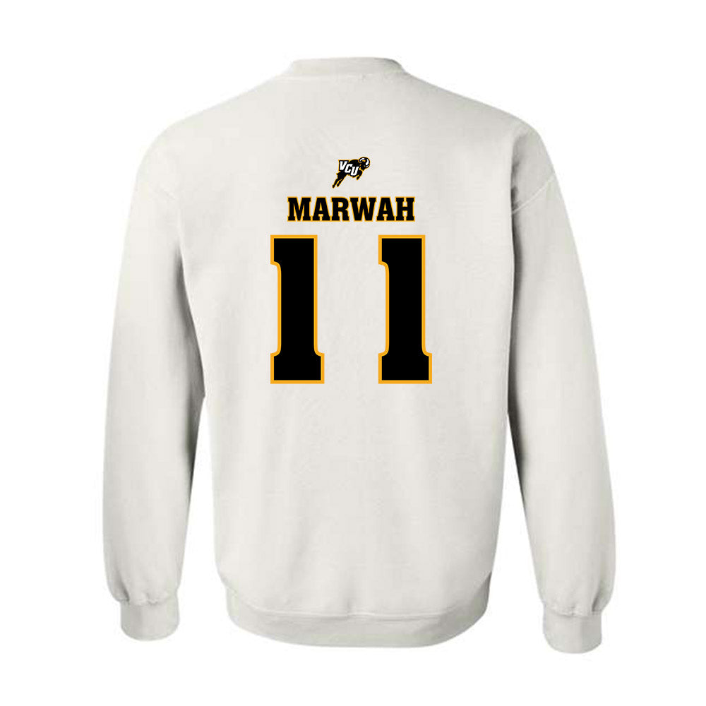 VCU - NCAA Women's Soccer : Ishpreen Marwah - Sports Shersey Crewneck Sweatshirt-1