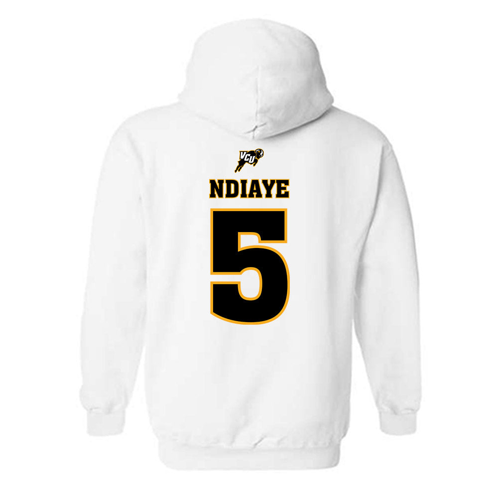 VCU - NCAA Men's Soccer : Moussa Ndiaye - Sports Shersey Hooded Sweatshirt