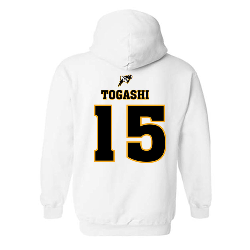 VCU - NCAA Men's Soccer : Kishin Togashi - Sports Shersey Hooded Sweatshirt-1