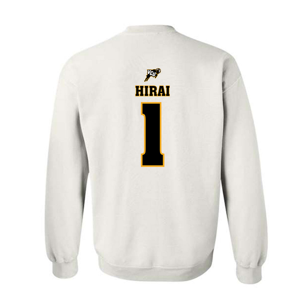 VCU - NCAA Men's Soccer : Ittetsu Hirai - Sports Shersey Crewneck Sweatshirt-1
