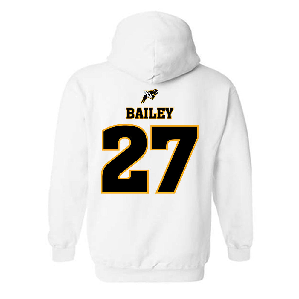 VCU - NCAA Women's Soccer : Jazmin Bailey - Sports Shersey Hooded Sweatshirt-1