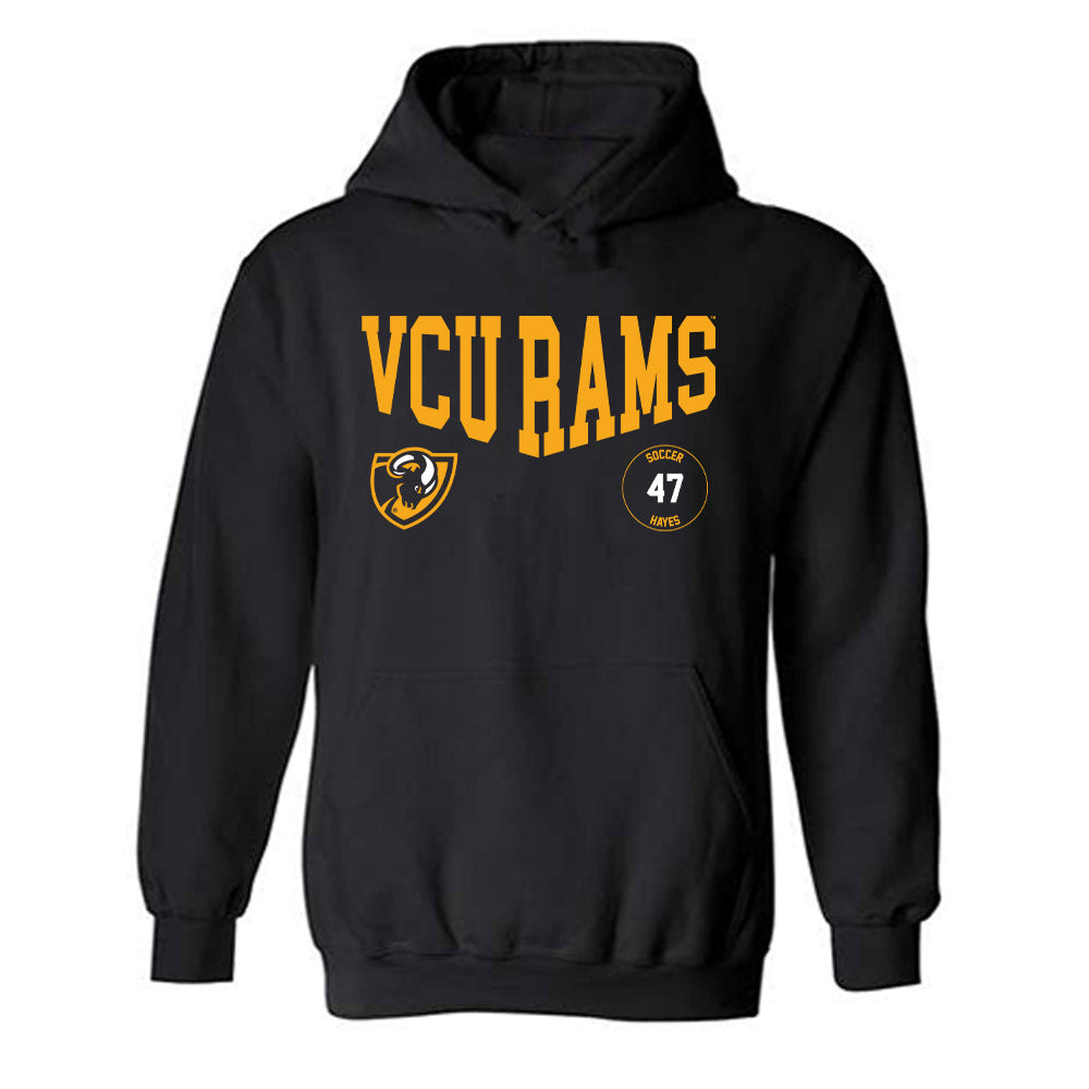 VCU - NCAA Men's Soccer : Nikita Hayes - Classic Fashion Shersey Hooded Sweatshirt-0