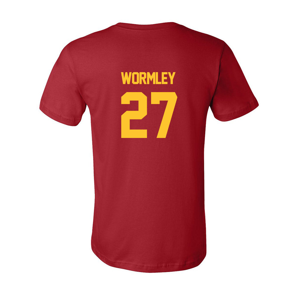 USC - NCAA Football : Riley Wormley - Sports Shersey Jersey Tee-1