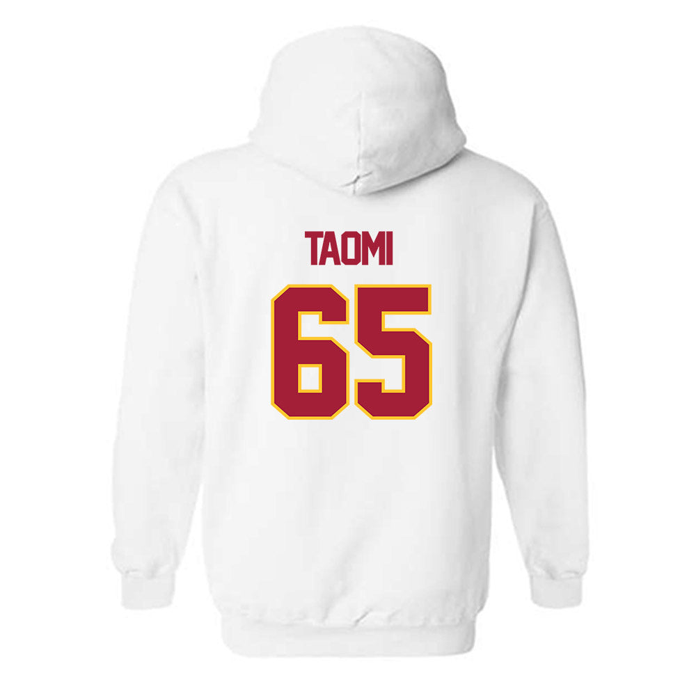 USC - NCAA Football : Erwin Taomi - Sports Shersey Hooded Sweatshirt-1